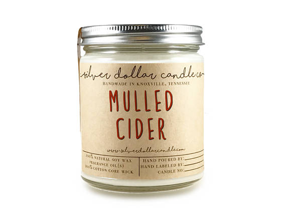 mulled cider soy candle