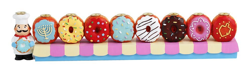 donuts menorah