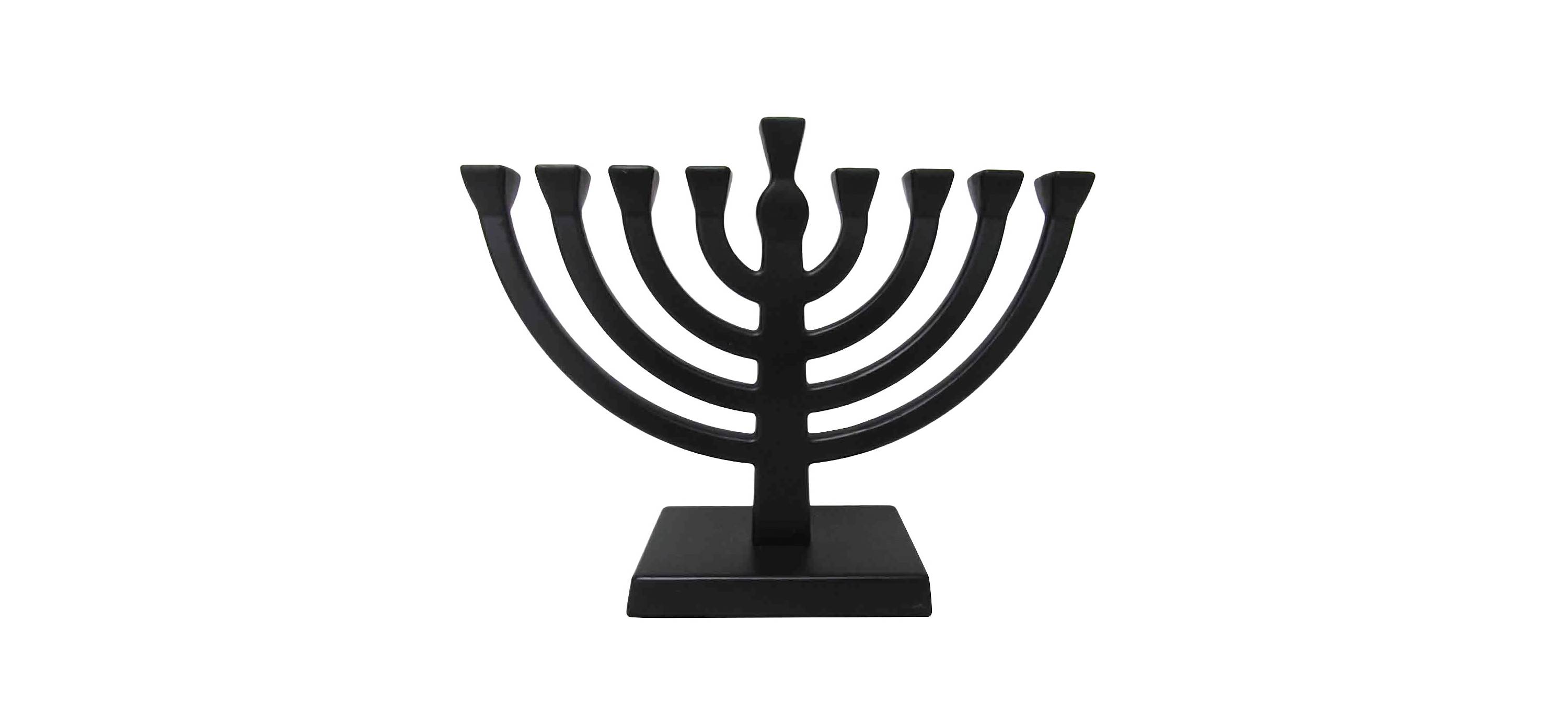 metal menorah