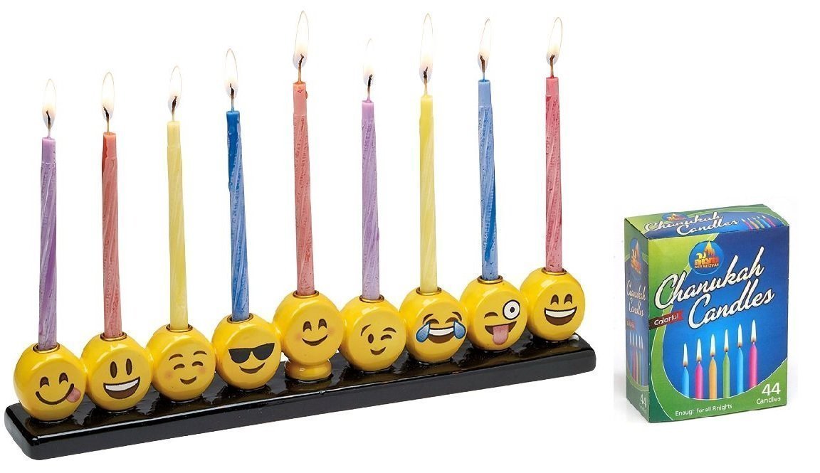 emoji menorah