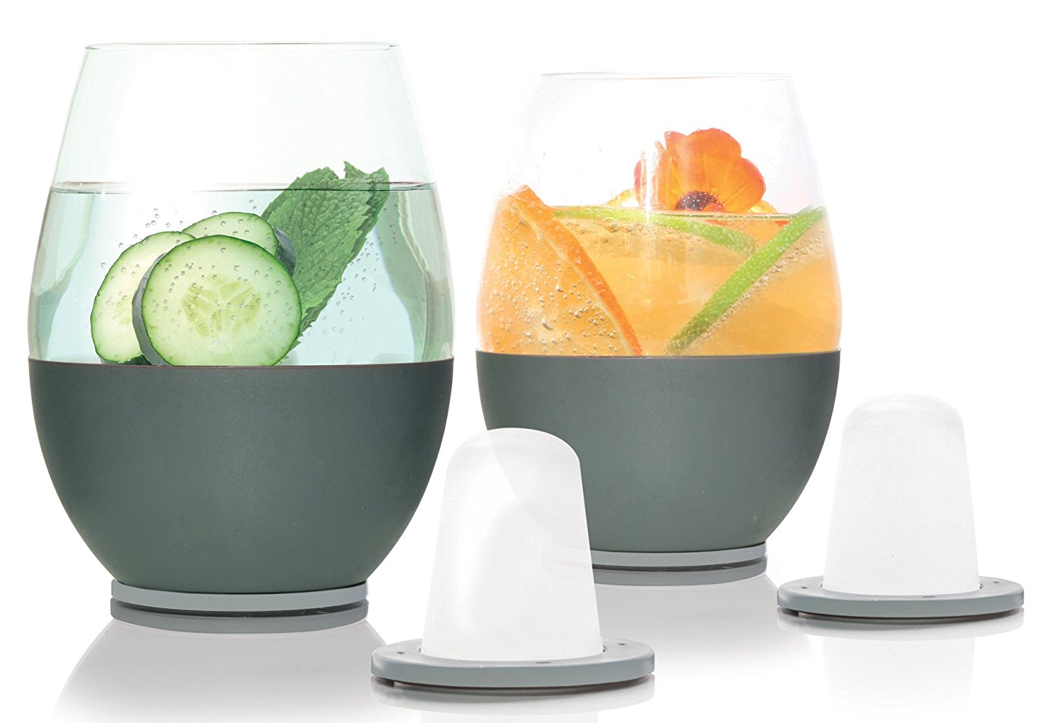 self-chilling wine glasses