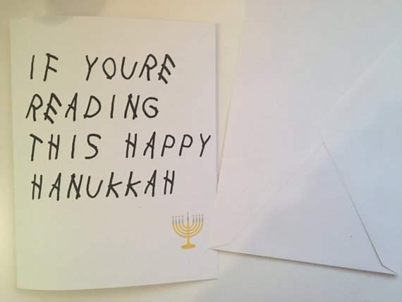 if you're reading this happy hanukkah