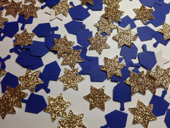 hanukkah confetti