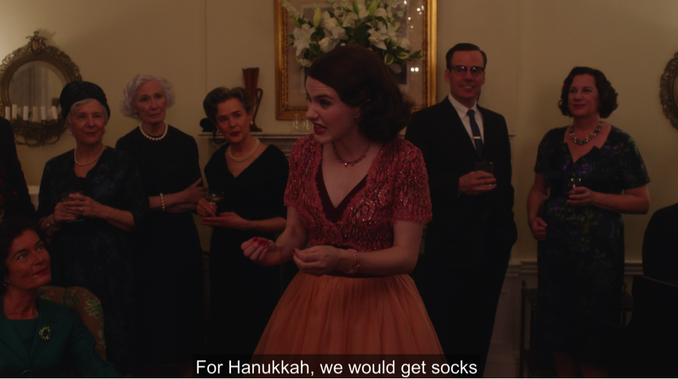 hanukkah socks marvelous mrs. maisel