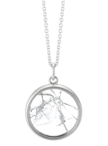 shattered glass ceiling necklace