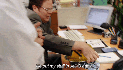 office jello prank
