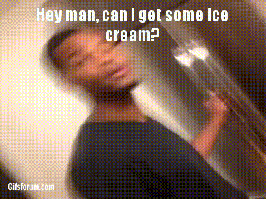 spoonful of ice cream