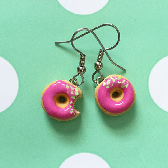 donut earrings