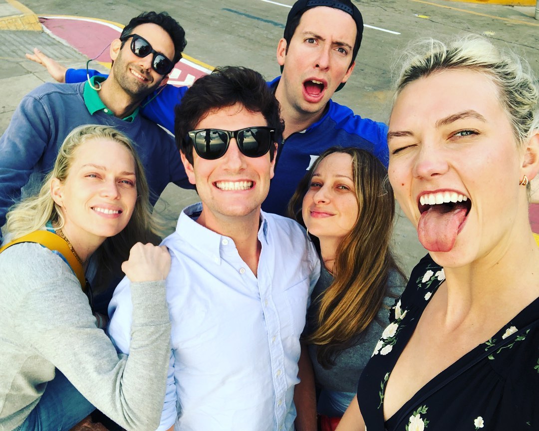 Karlie Kloss and Joshua Kushner. @erinfoster. 🇵 🇪. 