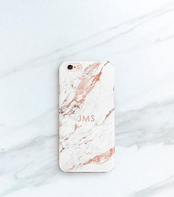 personalized marble phone case