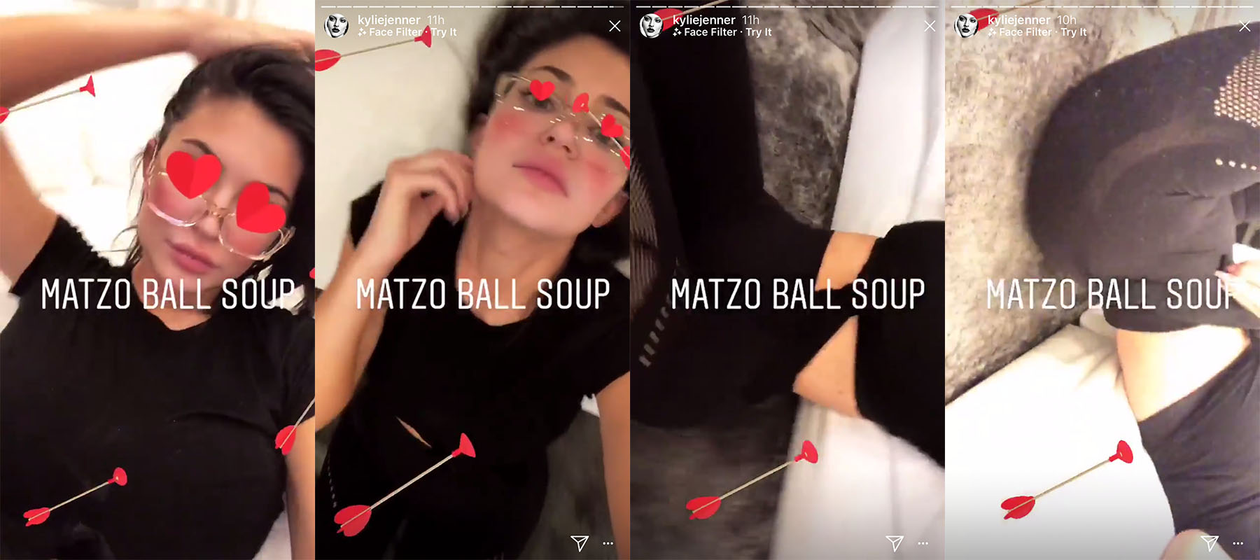 Kylie Jenner matzah ball soup