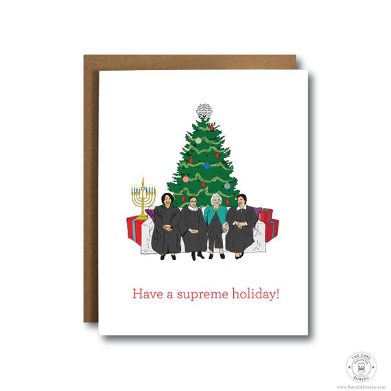 supreme court holiday card
