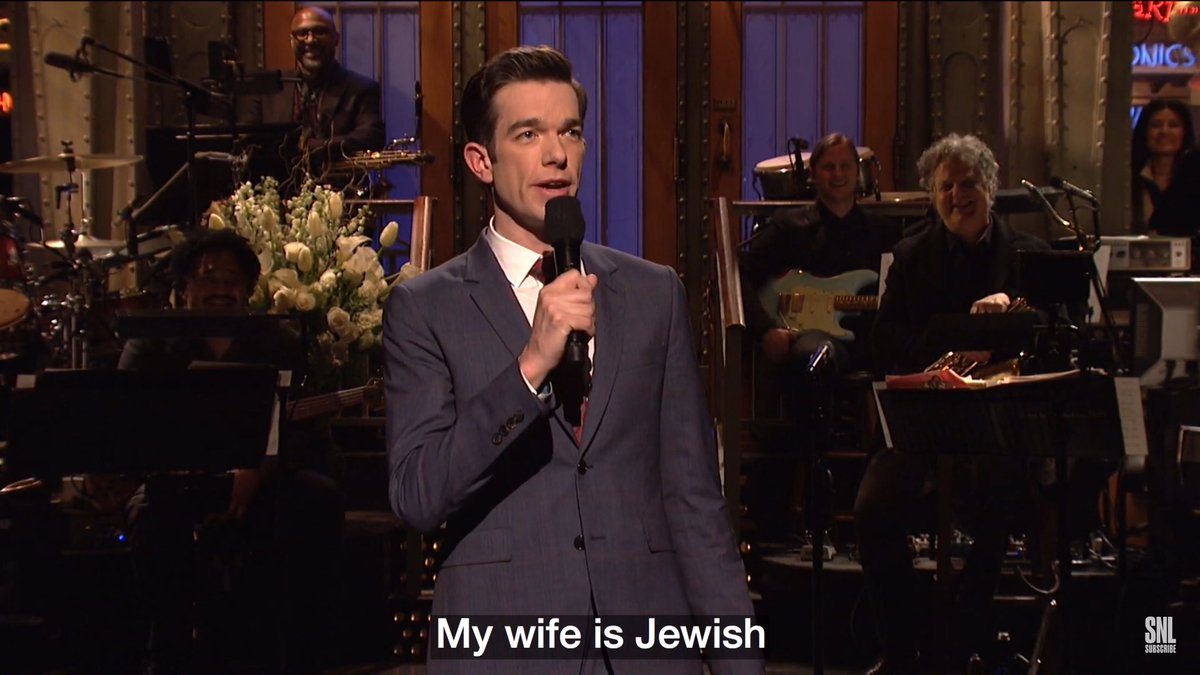 As SNL Host, John Mulaney Once Again Jokes About His Jewish Wife - Hey Alma As SNL Host, John Mulaney Once Again Jokes About His Jewish Wife - Hey Alma