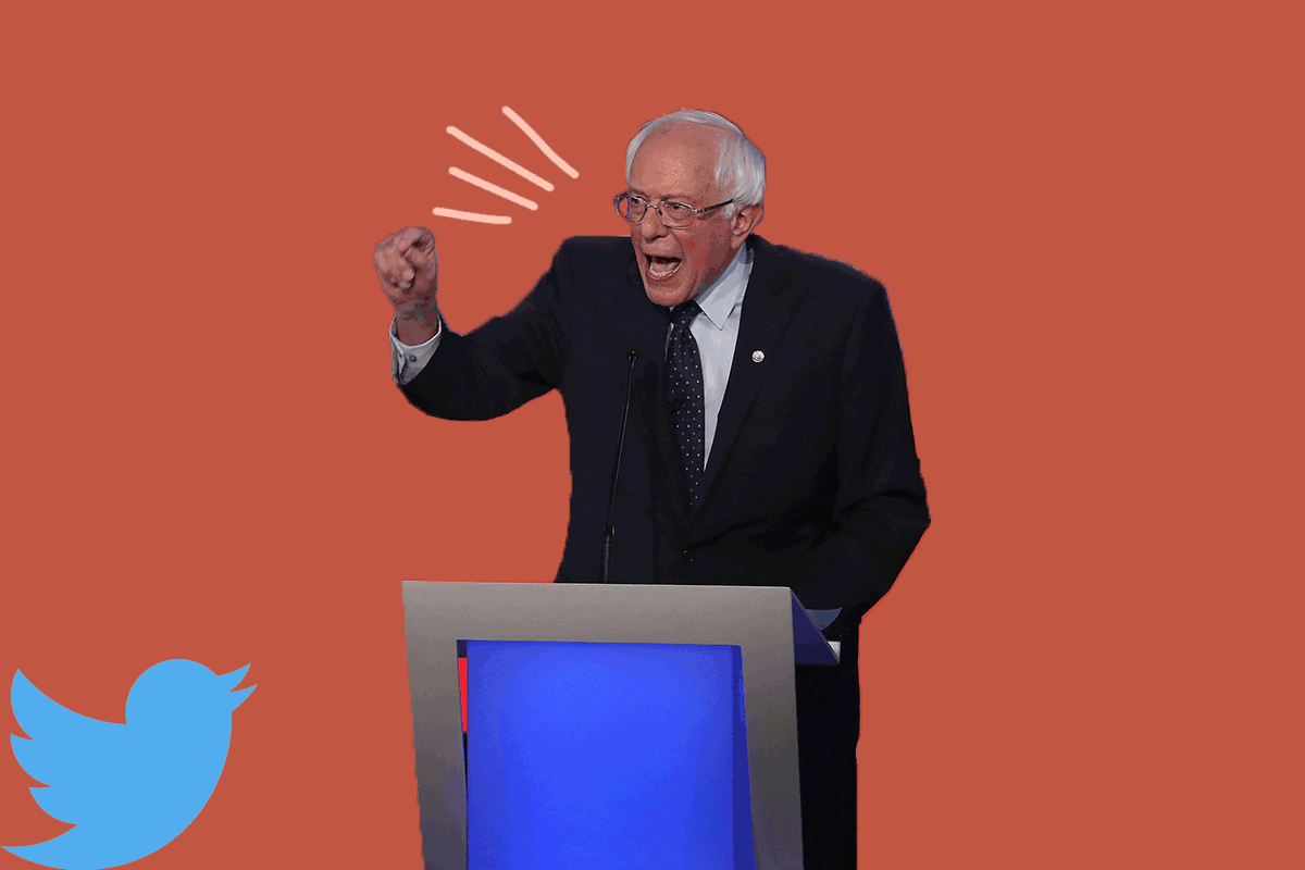 Bernie Sanders Yells a Lot. The Jews of Twitter Remind Us Why. - Hey Alma