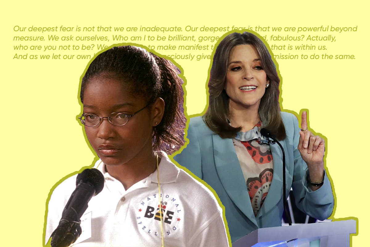 That Iconic Akeelah And The Bee Quote Is By Marianne Williamson Alma