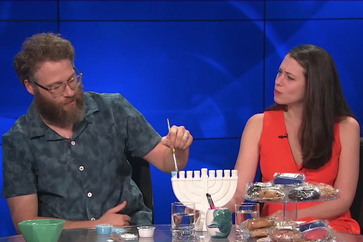 Seth Rogen And Wife Talk About Their Hall Passes While Painting