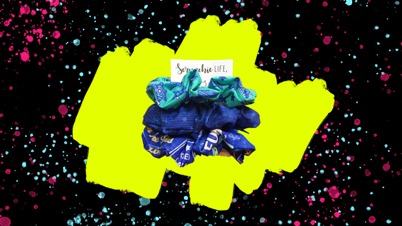 hanukkah scrunchie pack