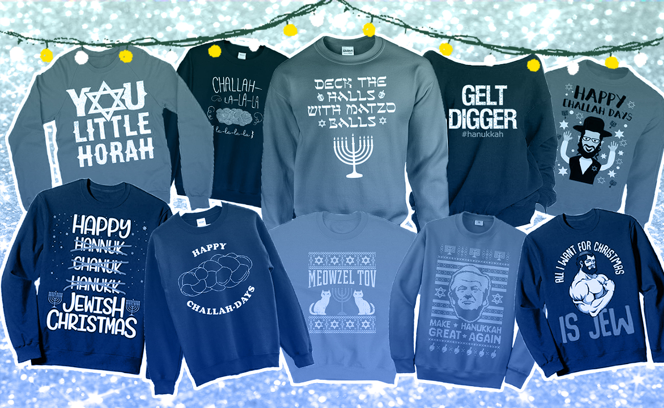 These Hanukkah Sweaters Are Just So, So Wrong