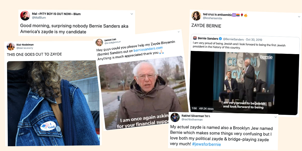 zayde bernie tweets