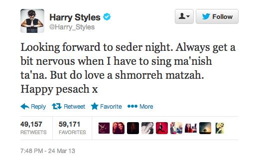 Is harry styles a zionist