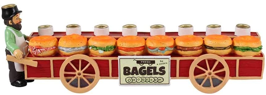 bagel menorah