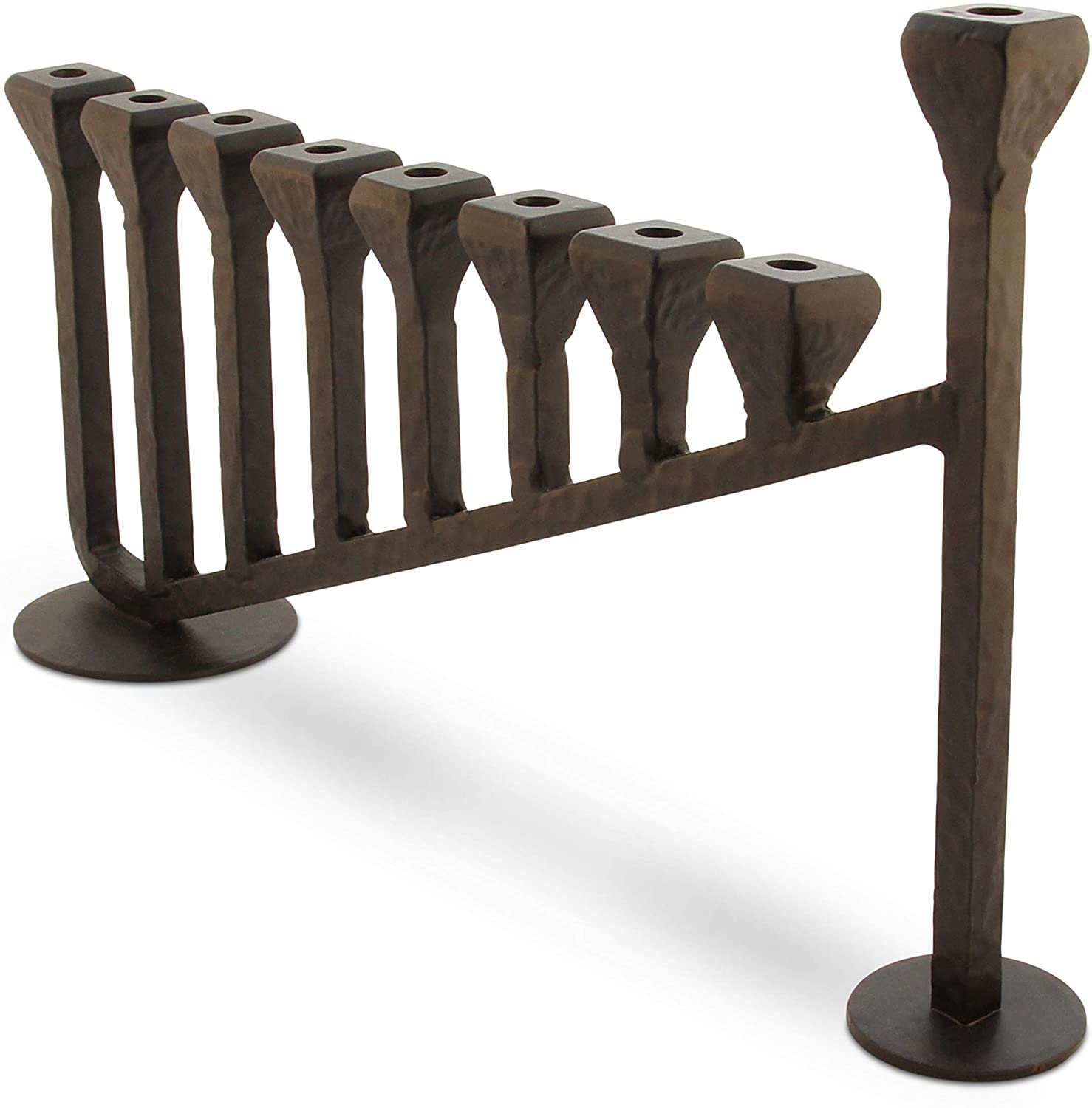 blacksmith iron menorah