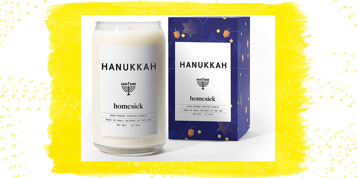hanukkah homesick candle