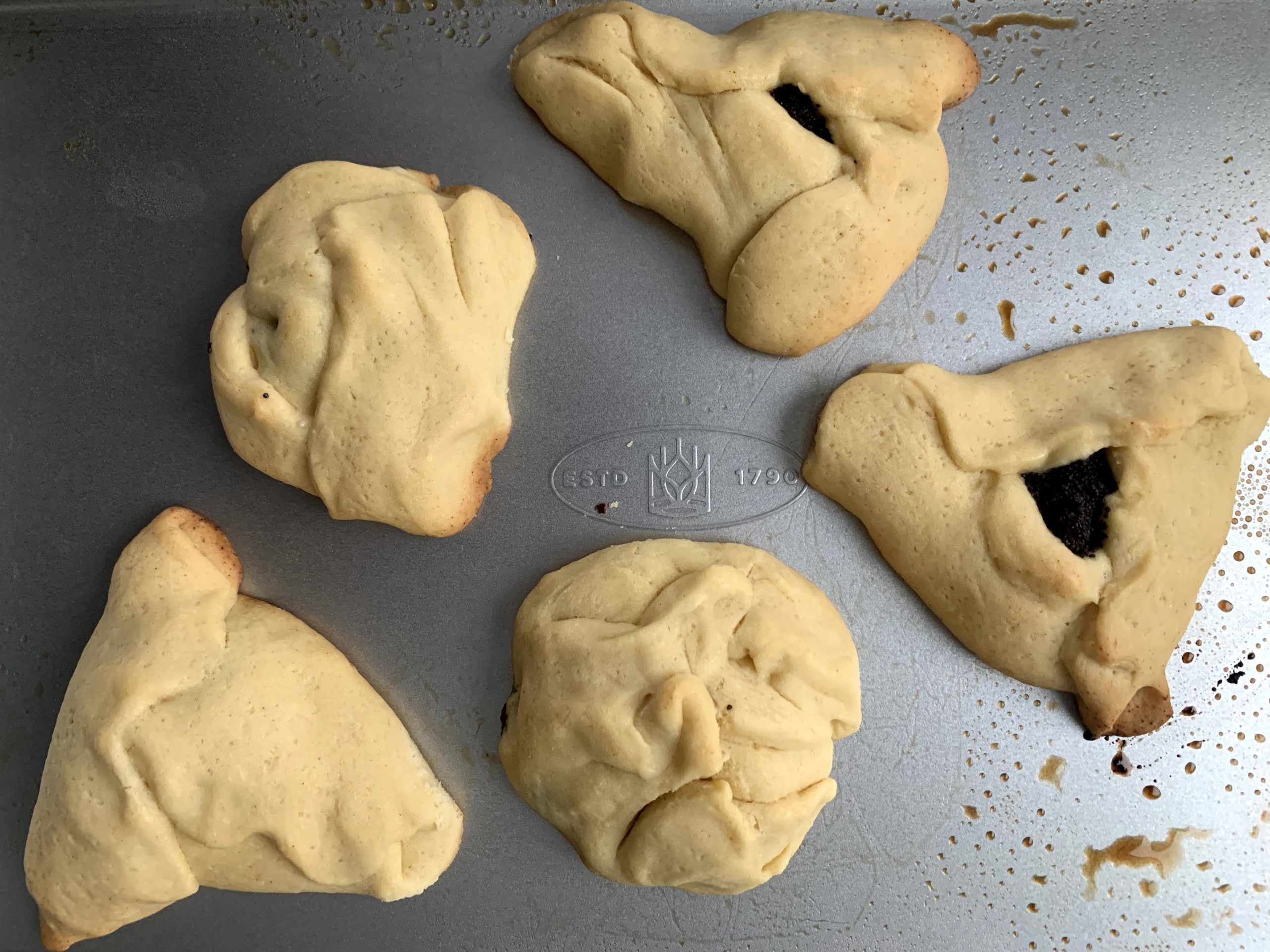 dairy-free hamantaschen