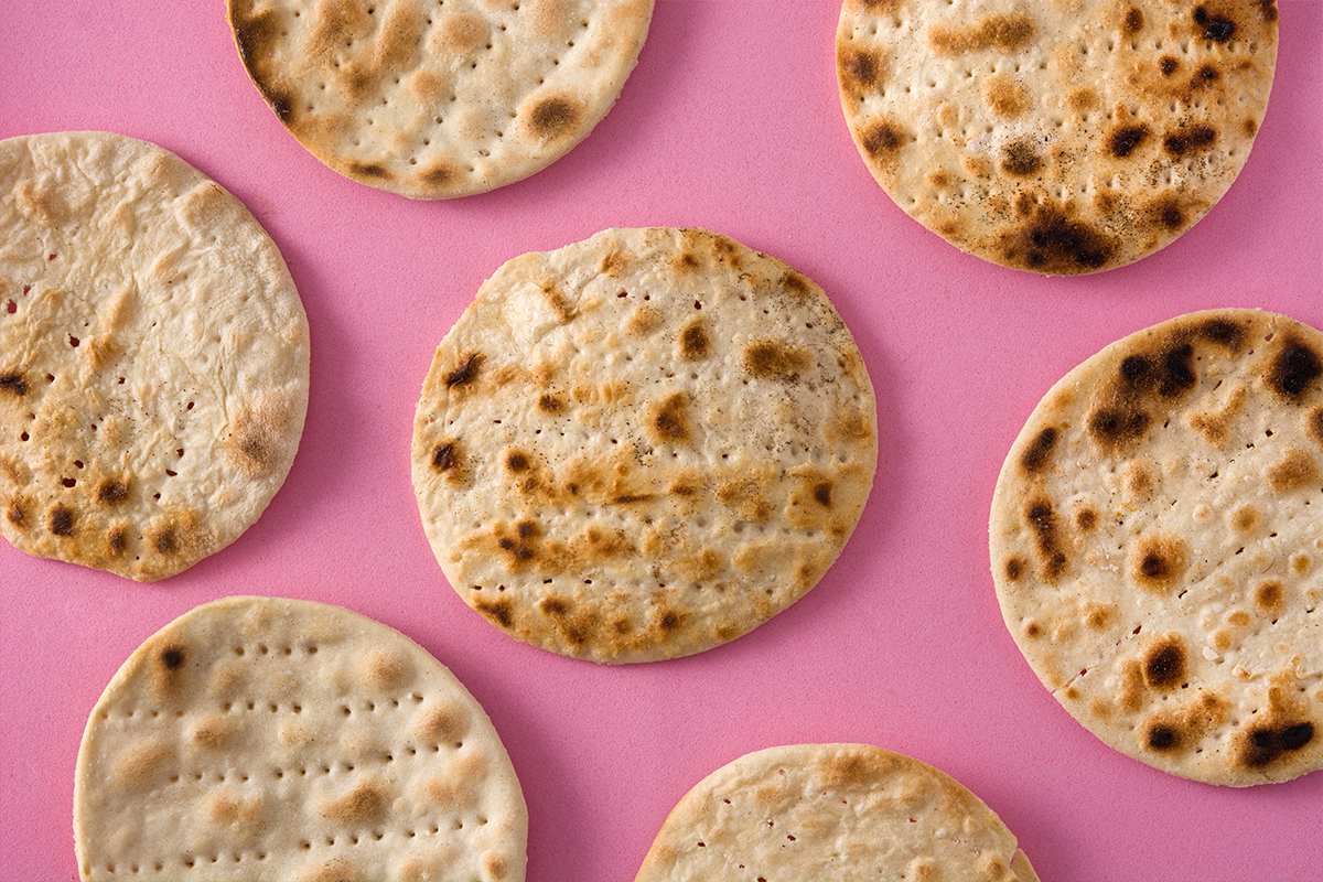 homemade matzah