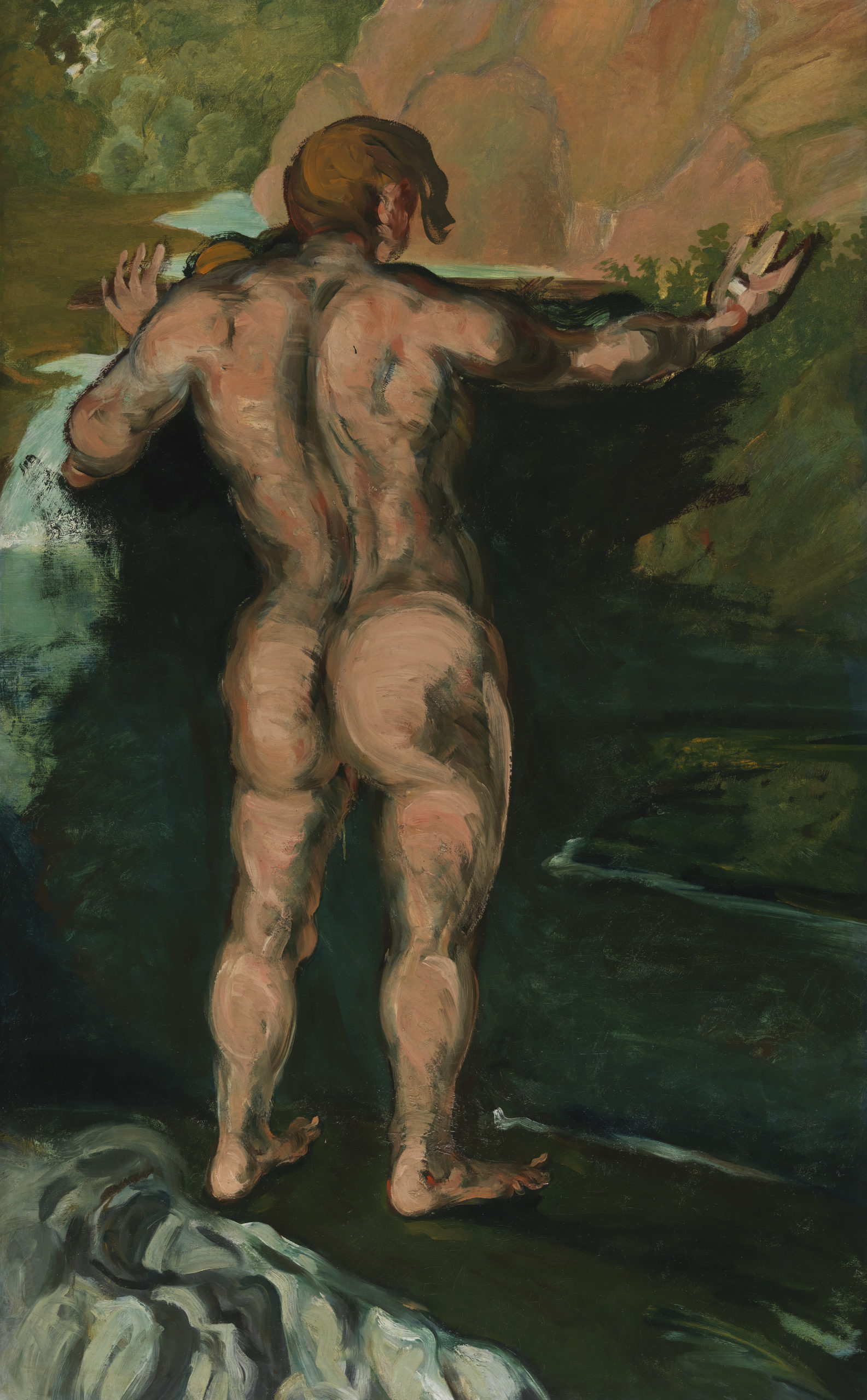 Cézanne, Bather and Rocks-Press Image - 3000px W (300dpi)