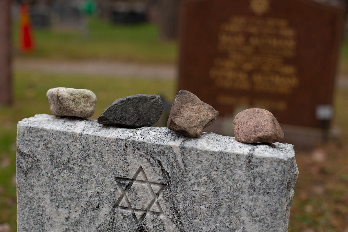 Jewish cemetery, graves