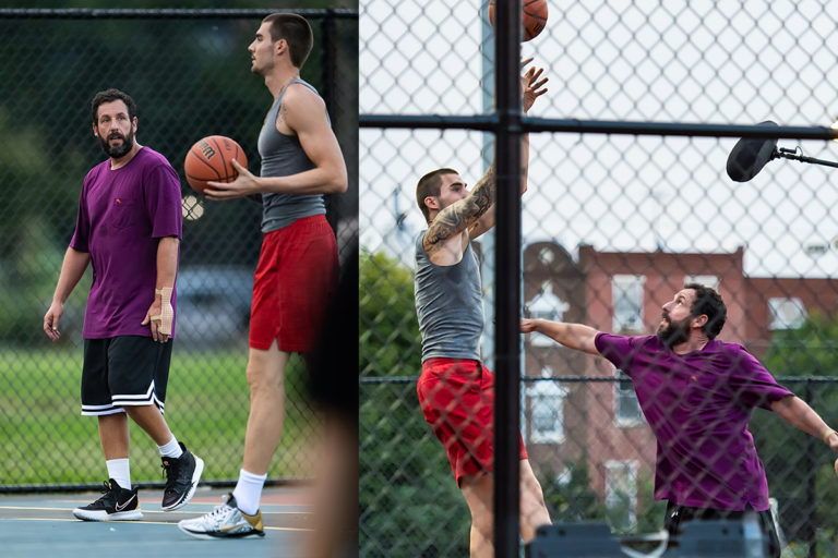 Adam Sandler Can't Stop Playing Basketball Hey Alma