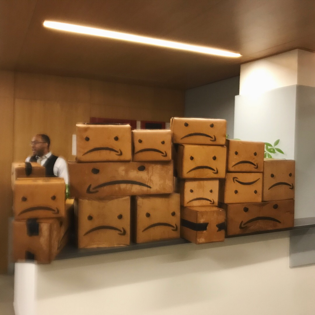 amazon upside down smile