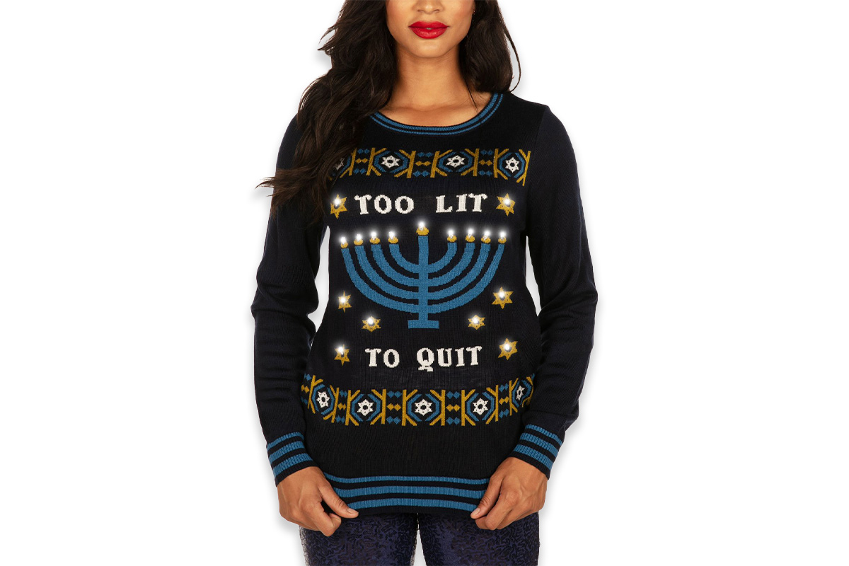 Louis let get litt up menorah Christmas shirt, hoodie, sweater and v-neck t- shirt