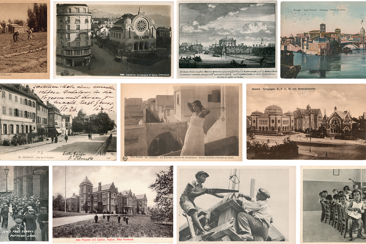 vintage jewish postcards