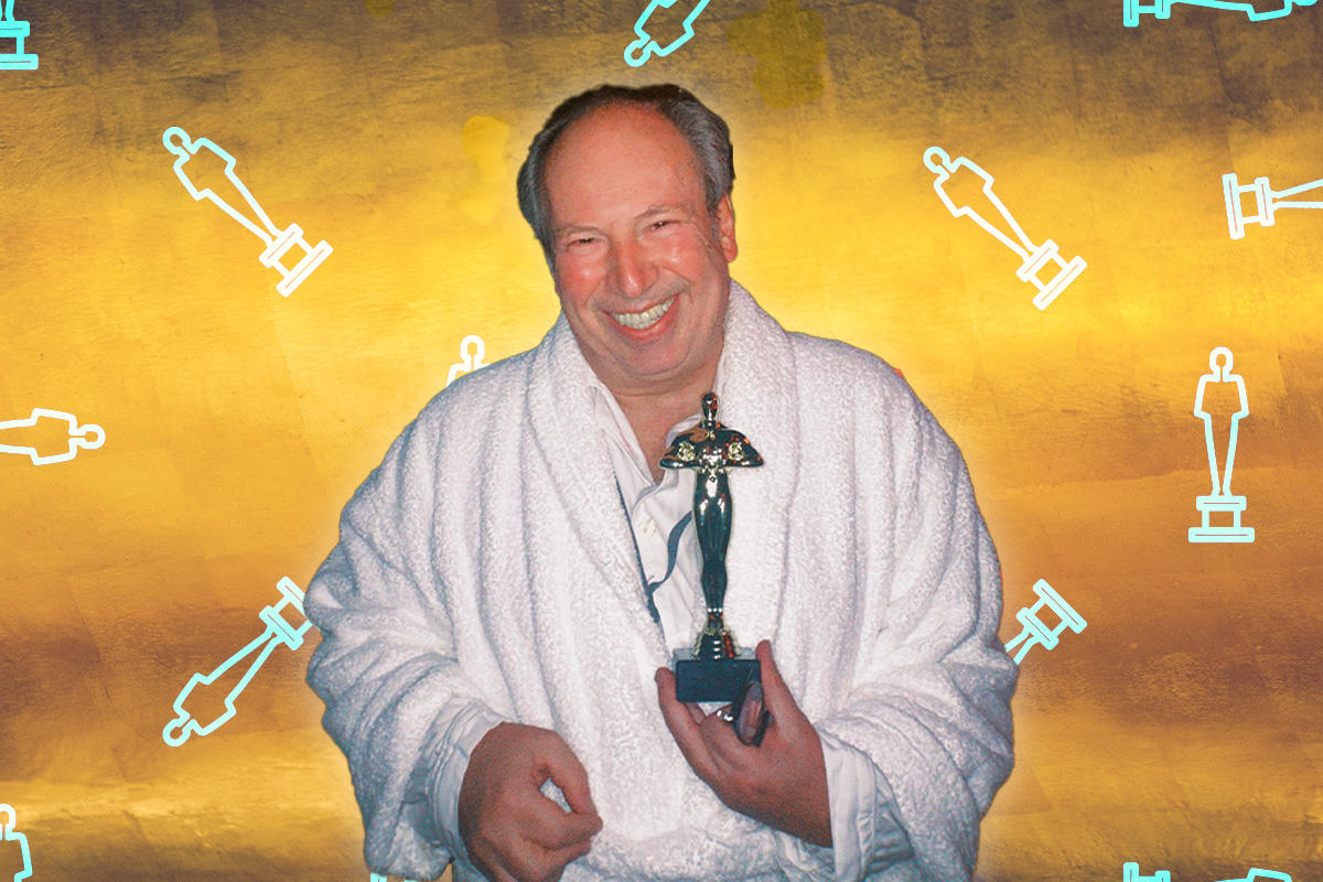 Dune composer Hans Zimmer celebrated his Oscar win in his bathrobe