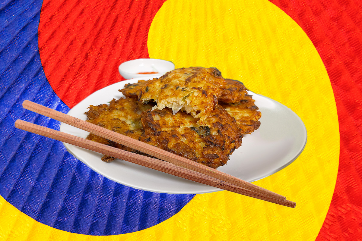 Kimchi Latkes