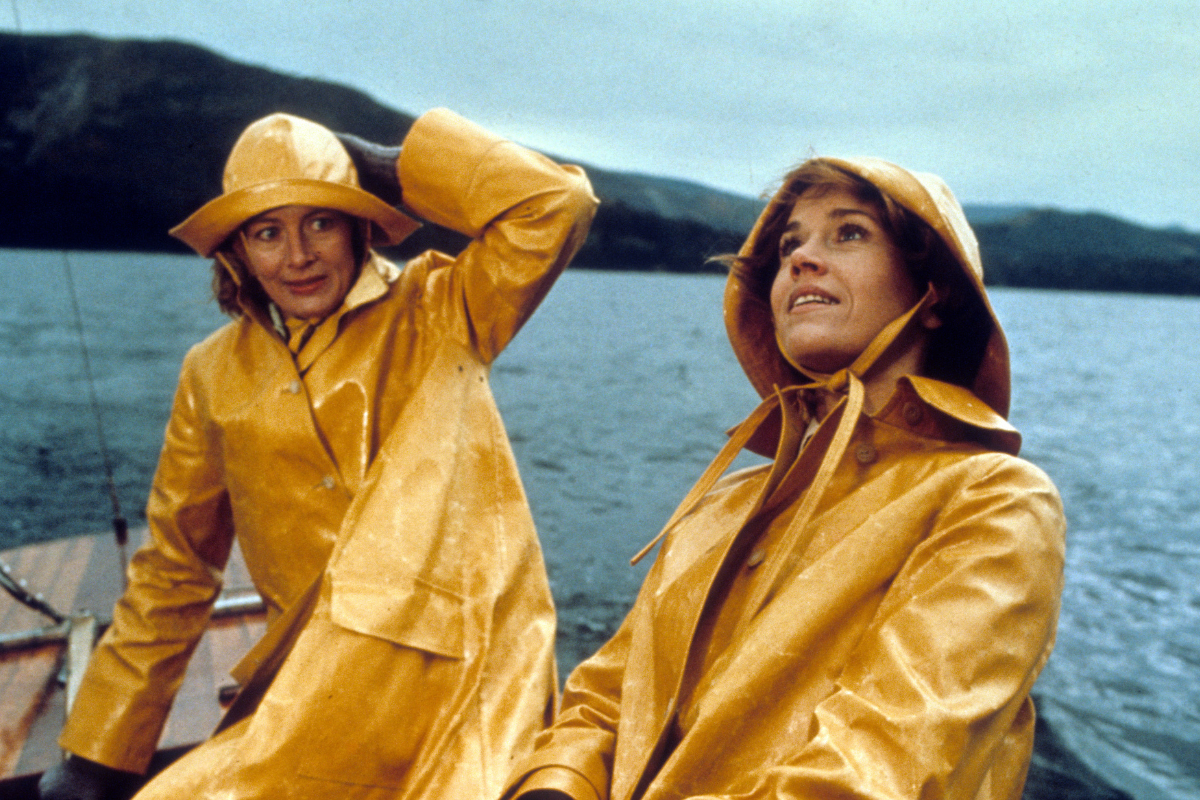 Vanessa Redgrave and Jane Fonda in a boat in a scene from the film 'Julia', 1977.