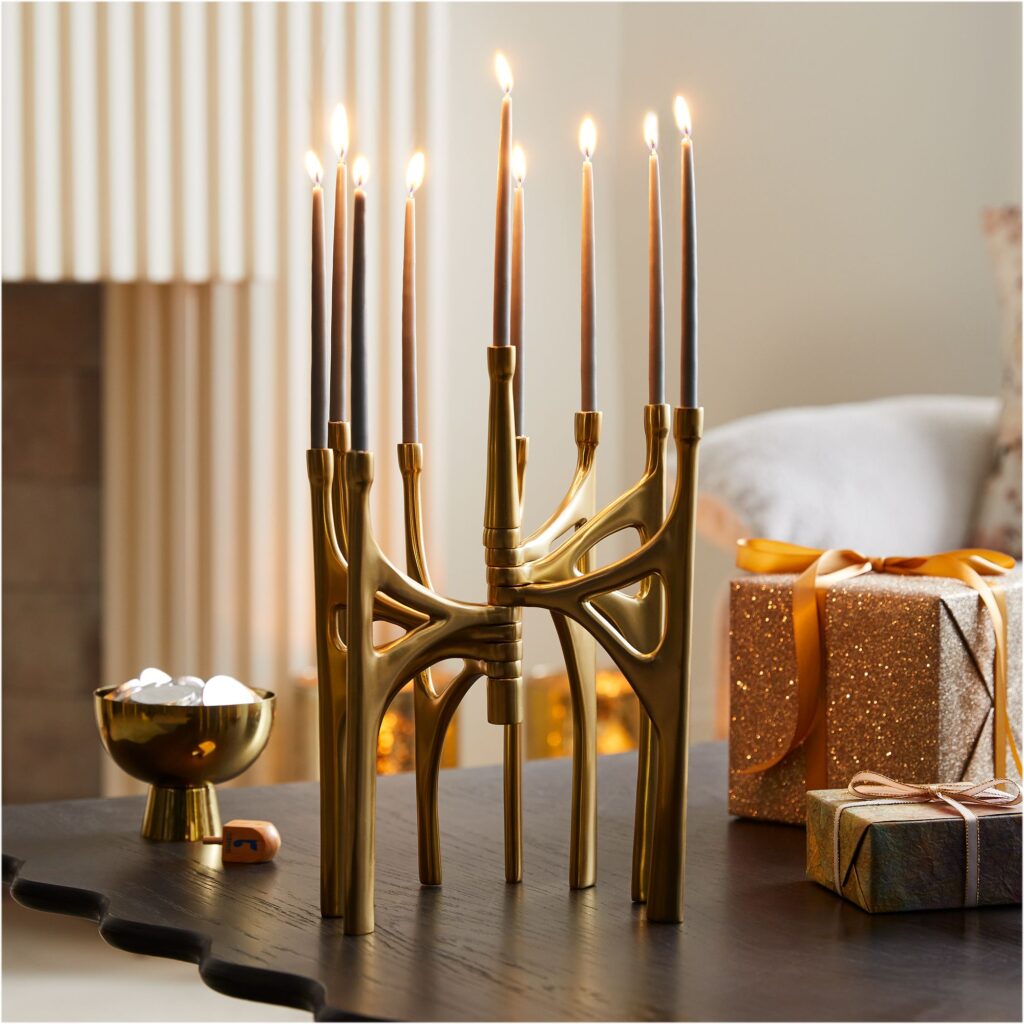 Art Deco Menorah (West Elm)