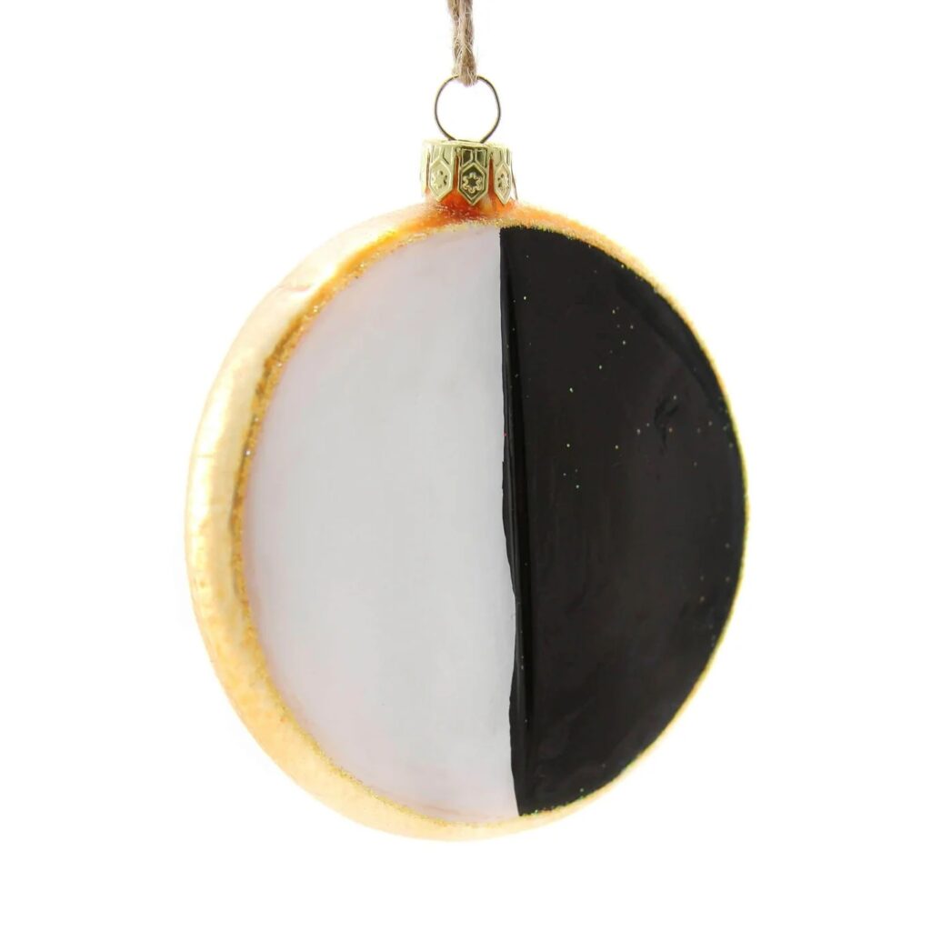 Black and White Cookie Ornament by Cody Foster (ModernTribe)