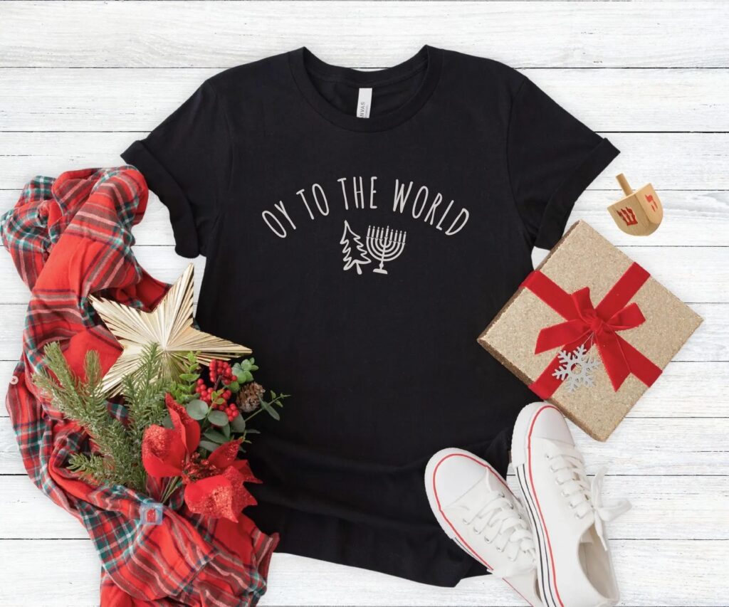 Oy To The World Shirt (Etsy)