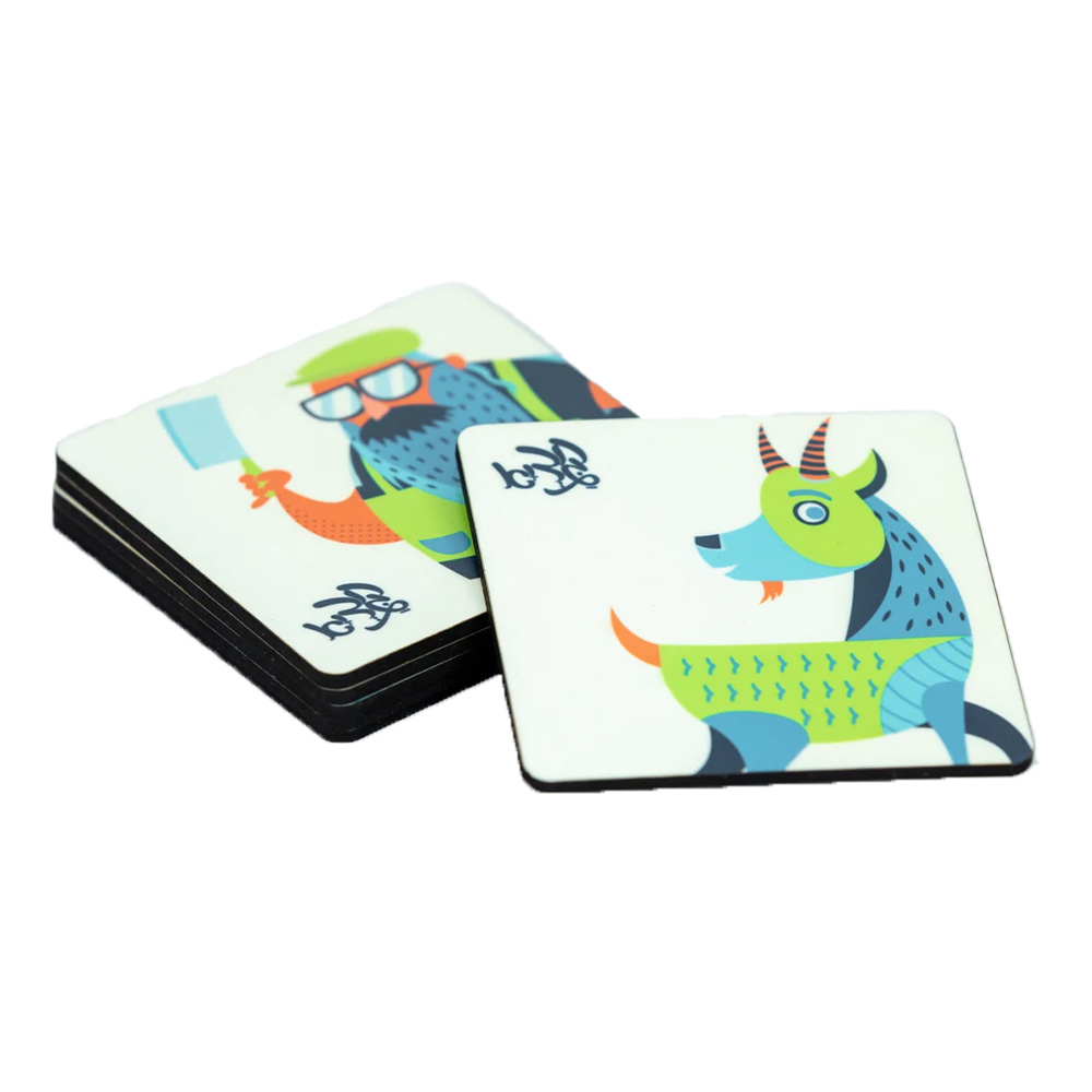 Chad Gadya Coasters (Etsy)