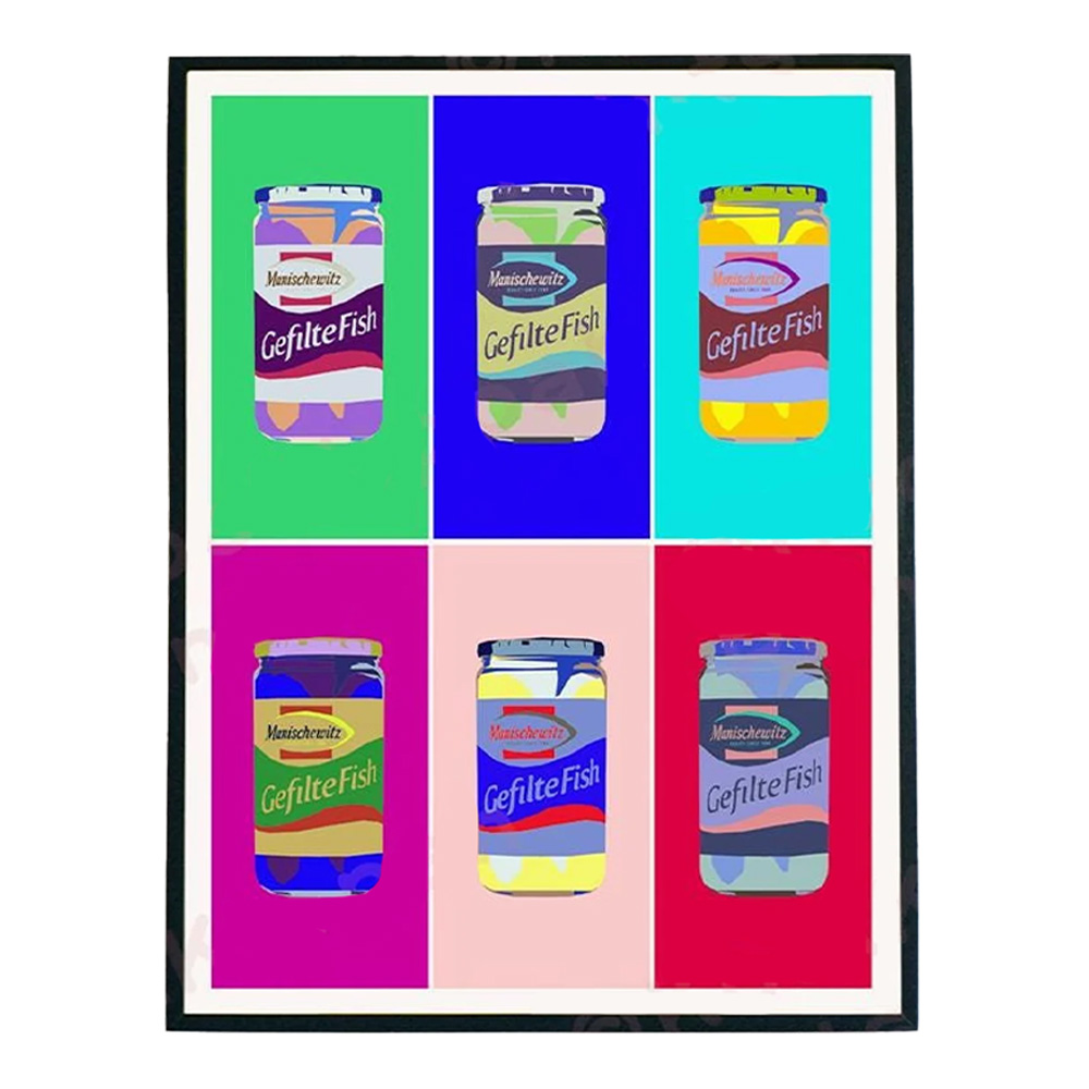 Manischewitz Gefilte Fish Poster (Etsy)