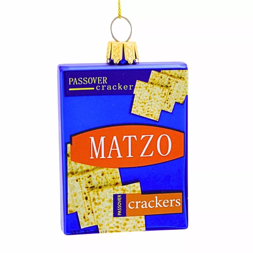 3-inch Passover Matzah Christmas Ornament