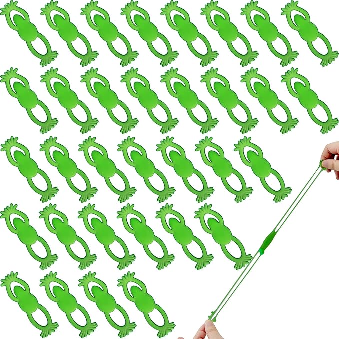 Rubber Stretchy Slingshot Frogs, 48 count (Amazon)