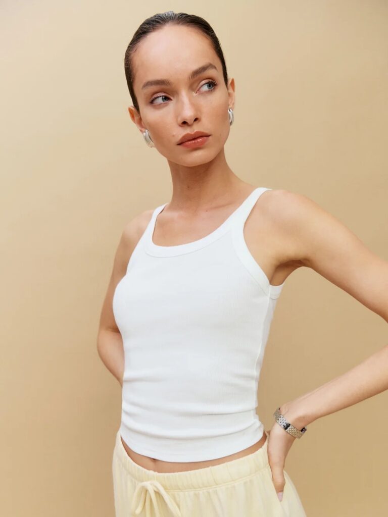 Callie Tank in Bleach (Reformation)