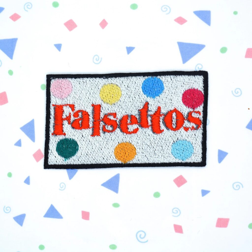 "Falsettos" Patch (Etsy)