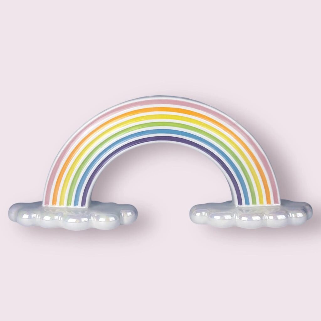Pastel Rainbow Menorah (make good choices)