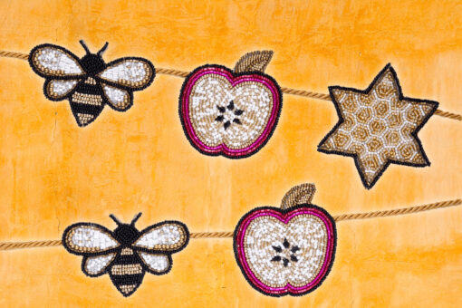 Devra Apple and Honey Beaded Garland