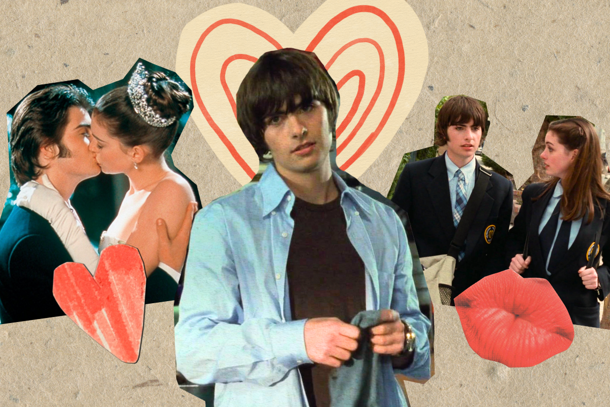 Robert Schwartzman as Michael Moscovitz and Anne Hathaway as Mia Thermopolis in "The Princess Diaries."